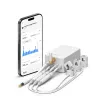 Medidor de energía AEOTEC AEOEZWA046C3A60 — tres pinzas 60 A con Z-Wave para monitorización monofásica o trifásica