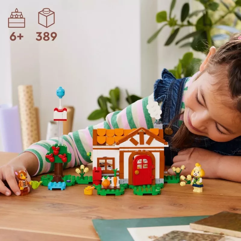 Juguete de construcción set LEGO 77049 Animal Crossing visita de Melinda