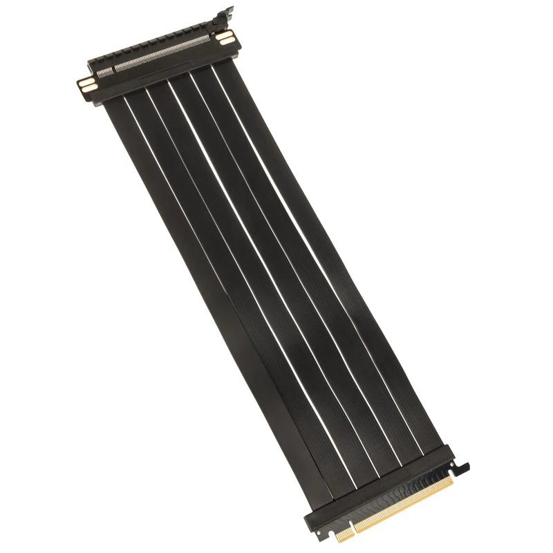Cable Riser Kolink PCI Express 5.0 x16 a x16, 180 grados, negro – 30 cm