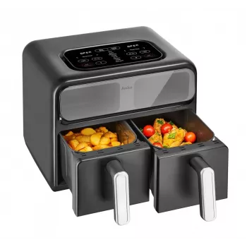 Freidora de aire AMICA AFM7020 negra — 700 W de potencia, capacidad de 3,5 l