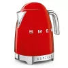 Hervidor de agua Smeg 1,7L 2400W Rojo