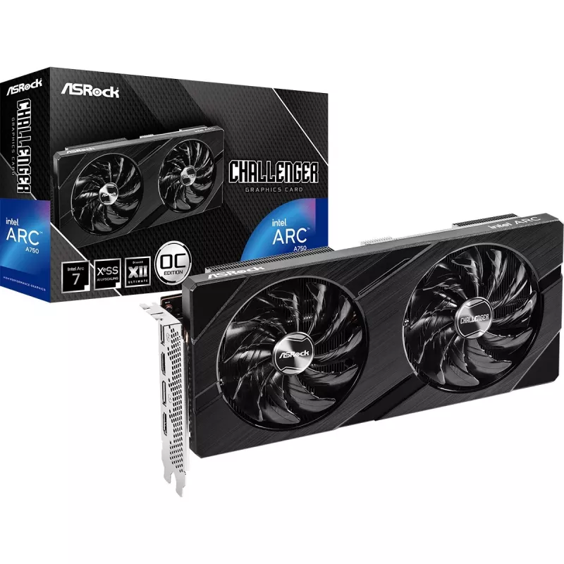 Tarjeta gráfica ASRock Challenger D Intel Arc A750 8GB OC