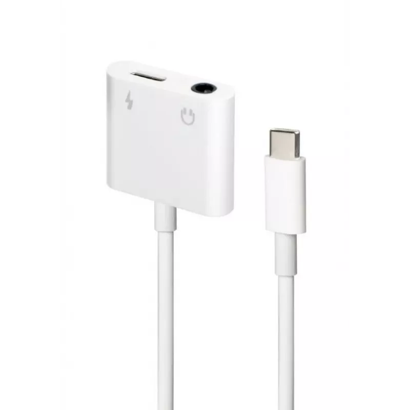 Adaptador de cable Gembird A-CM-3.5FP-01 — CDLA USB Type-C a 3,5 mm de 4 polos