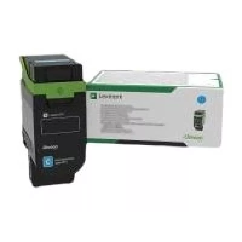 Lexmark - alto rendimiento - cian - original - caja - cartucho de tóner LCCP - para Lexmark CS531dw, CX532adwe (75M0H20)