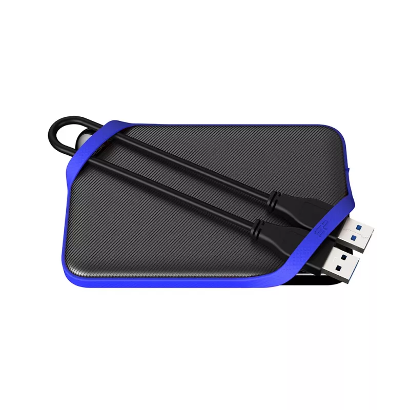 Disco duro externo Silicon Power A62S 2TB, USB Type-A 3.2 Gen 1, Azul/Negro