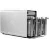 Mercury Elite Pro Quad, carcasa para discos plateada, USB 3.2 Gen 2, lista para RAID