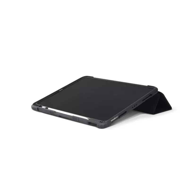 DICOTA Folio Case - Funda abatible para tablet - Policarbonato, Poliuretano termoplástico (TPU), Polietileno reciclado - Negro - 10.9 - para Apple 10.