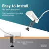 Regleta de enchufes DIGITUS 3 tomas con 2×USB-A y 1×USB-C, 3 tomas de CA tipo E/F, cable de 1,5 m, blanca