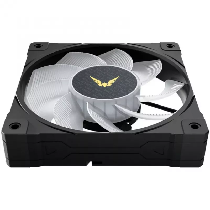 Ventilador de carcasa VALKYRIE B12R ARGB 120 mm de aspas invertidas - negro