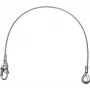 Cable de seguridad EUROLITE UNV-5 3x600mm hasta 5kg plateado