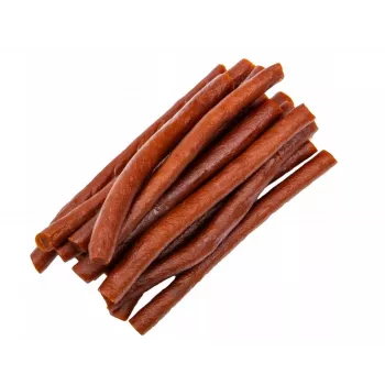 Snacks para perros Hilton Soft Beef Sticks 500 g — tiras masticables blandas de ternera para la higiene dental de perros adultos, bolsa de 500 g