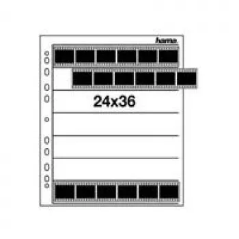 Fundas para negativos Hama, 24 x 36 mm, pergamino mate álbum de fotos 7 hojas
