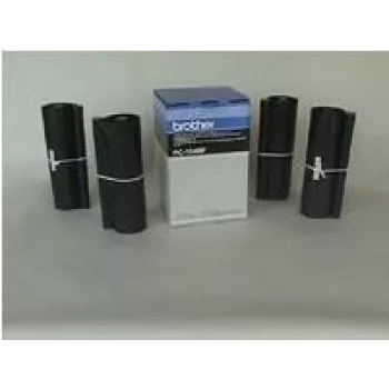 Brother rollos de cinta de recambio, cinta para fax, 700 páginas, negro, Brother MFC-1750, MFC-1850MC, MFC-1950MC, MFC-1950PLUS, IntelliFax-1250, IntelliFax-1350M,..., transferencia térmica, 4 uds.