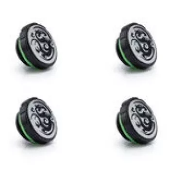Tapones Roscados G1/4 BitsPower (4 uds.) — Serie Artemis, negro mate