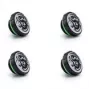 Tapones Roscados G1/4 BitsPower (4 uds.) — Serie Artemis, negro mate