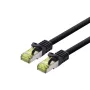 Cable de red LOGON TCR6ASS015BL RJ-45 Cat6a 1,5 m negro