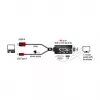 Adaptador de cable de vídeo DeLOCK 62959 HDMI USB DVI-I VGA 0,135 m