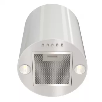 Campana extractora MAAN Elba Mini WPB 431 — blanca, carcasa de acero, control electrónico, 120–300 m³/h, ø310 mm, altura 400 mm