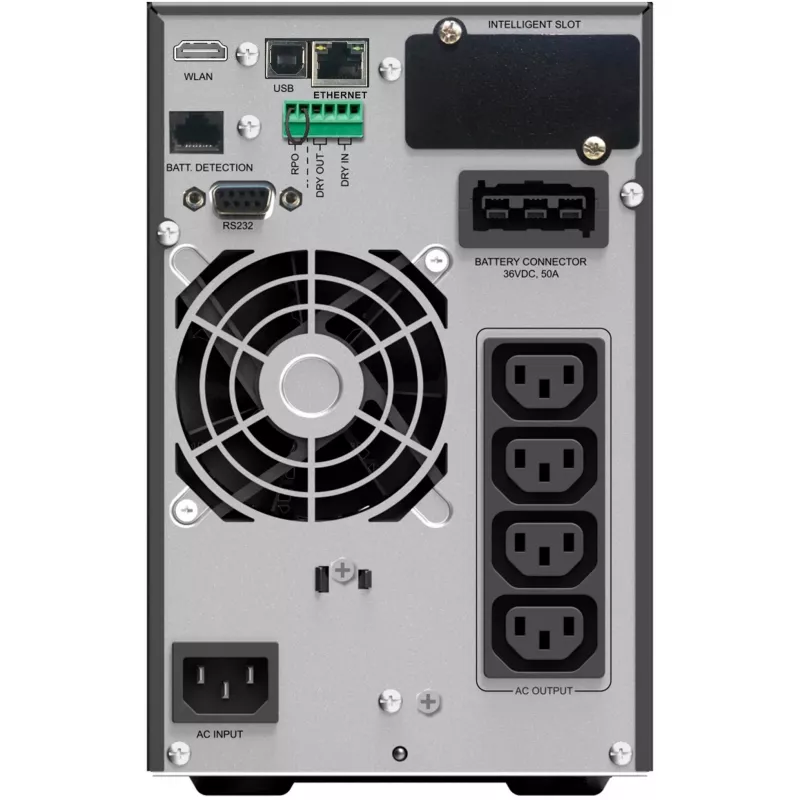 PowerWalker VFI 1500 ICT IoT doble conversión (online) 1,5 kVA 1500 W 4 salidas AC