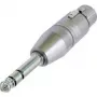 Neutrik NA3FP - Adaptador de audio - XLR3 (H) a jack estéreo (M) (NA3FP)