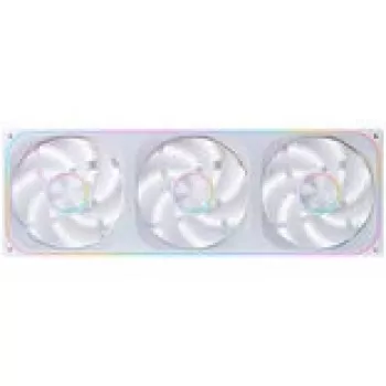 Set de Ventiladores Jonsbo ZA-420WR 3×140 mm PWM Reverse ARGB Blanco