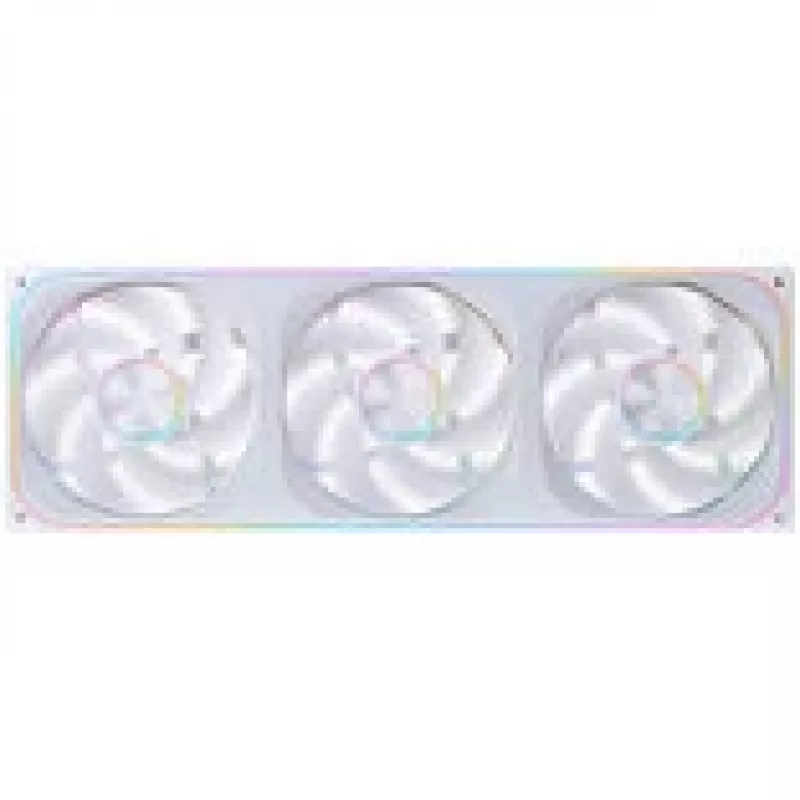 Set de Ventiladores Jonsbo ZA-420WR 3×140 mm PWM Reverse ARGB Blanco