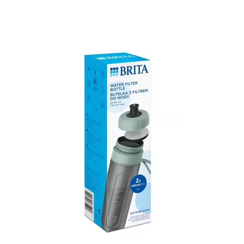Botella filtrante de agua Brita Sports Active verde oscuro, verde