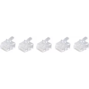 Conector de cable RJ-12 ShiverPeaks BS72050-5 blanco
