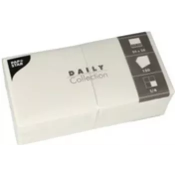Servilletas PAPSTAR Daily Collection blancas 2 capas 12,0 x 12,0 cm 150 uds. (89600)