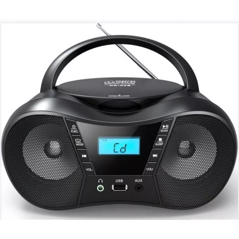 Reproductor de radio CD LILA2 USB/BT negro