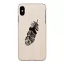 Funda para móvil man and wood para iPhone X/XS — funda protectora Indian negra