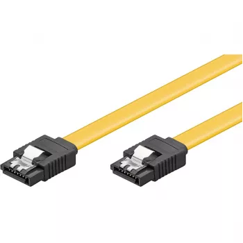 Goobay 95021 Cable de datos S-ATA para HDD SDD 6 Gbits conector SATA Tipo L macho a conector SATA Tipo L macho longitud 50 cm conector recto