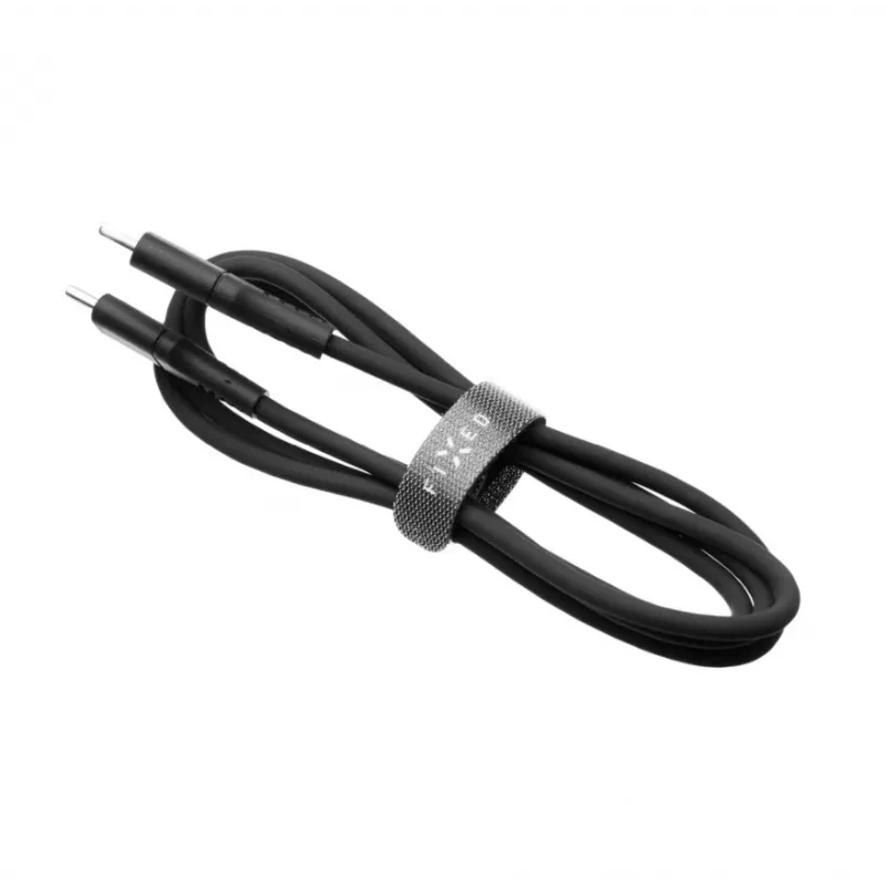 Cable fijo USB-C a USB-C FIXED FIXDLS-CC2-BK — 2 m, 60 W