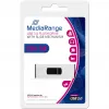 MediaRange - Memoria flash USB - 256 GB - USB 3.0 - negro, plata (MR919)