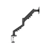 Soporte de monitor TRACER Pivot Master TRAUCH47659 — altura ajustable, inclinable/girable, VESA 100×100, hasta 9 kg, para pantallas de 13–32 inch, montaje en mesa, negro
