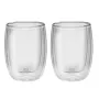 Recipiente de doble pared de vidrio borosilicato ZWILLING 39500-076, 200 ml, transparente, set de 2