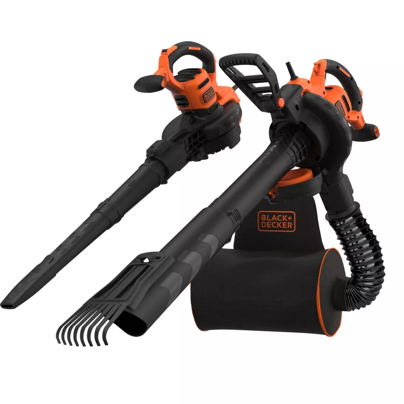 Black & Decker BEBLV301-QS soplador/aspirador de hojas 3 en 1, 3000 W