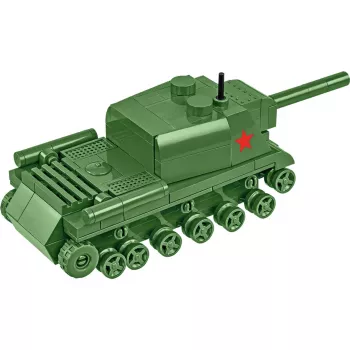 Set de construcción Cobi ISU 152 – temática Segunda Guerra Mundial, 135 piezas, verde