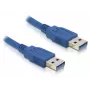 Cable USB DeLOCK 0,5 m USB 3.0 USB 3.2 Gen 1 A-A azul