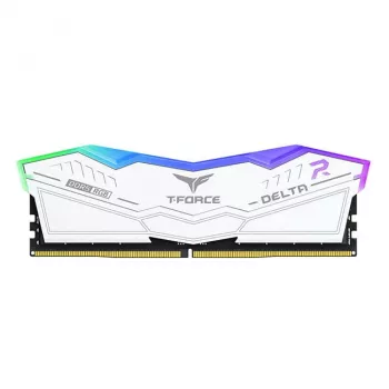 DIMM 32 GB DDR5-6000 (2x 16 GB) kit dual, memoria RAM blanca, FF4D532G6000HC38ADC01, Delta RGB, INTEL XMP