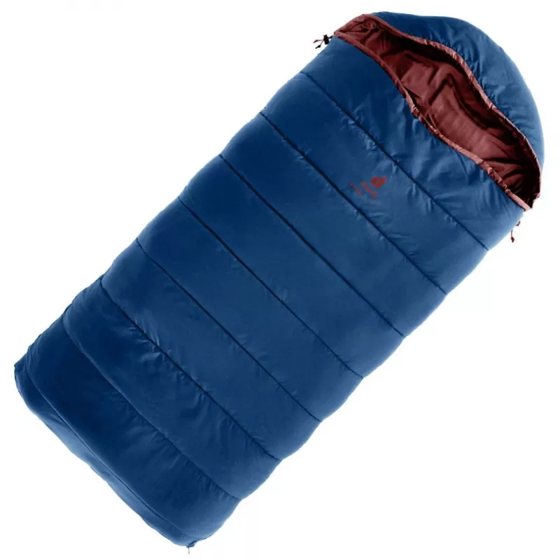 Saco de dormir infantil Deuter Starlight SQ (130-170 cm) - nightblue/redwood