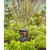 Aspersor de agua oscilante Gardena 13325-20 negro 1 ud.