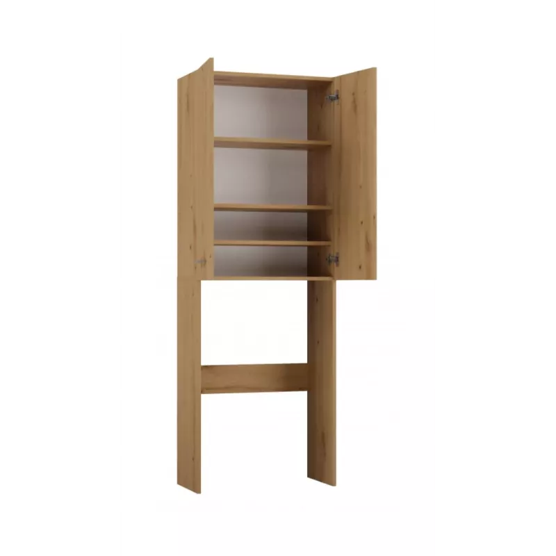 Armario de almacenamiento de baño Topeshop POLA DD ARTISAN roble