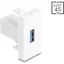 Módulo USB Type-A de 5 Gbit/s DELOCK Easy 45 — conector hembra Type-A a Type-A, 5 Gbit/s