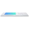 Teclado inalámbrico CLEVETURA CLVX 1 Touch-On-Keys AI — distribución ANSI US Mac, interruptores de tijera, carcasa de aluminio, RGB interactivo