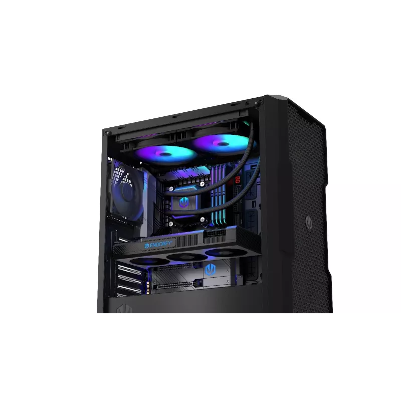 ENDORFY Navis F280 ARGB Caja de PC Refrigeración líquida All-in-One 14 cm Negro 1 ud.