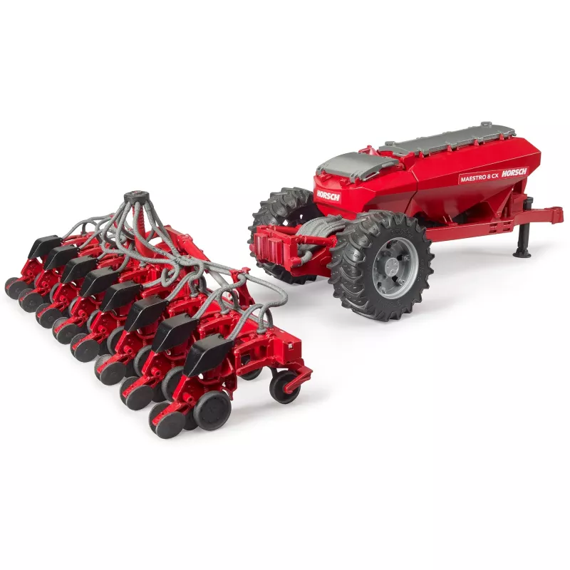 Vehículo de modelismo de juguete BRUDER Horsch sembradora de precisión Maestro 8CX, set de juego a escala
