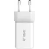 Cargador de pared USB-C YENKEE G35D 2x18W Power Delivery 3.0 3A