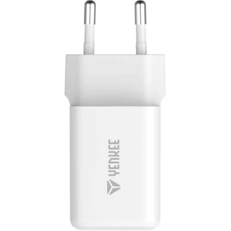 Cargador de pared USB-C YENKEE G35D 2x18W Power Delivery 3.0 3A