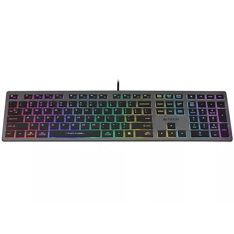 Teclado con cable A4Tech FSTYLER FX60H con retroiluminación neón